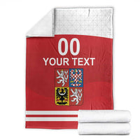 Custom Czech Republic Hockey Blanket Czech Lion