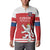 Custom Czech Republic Hockey Button Sweatshirt Czech Lion