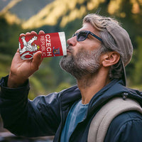 Custom Czech Republic Hockey 4 in 1 Can Cooler Tumbler Czech Lion