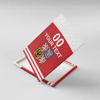 Custom Czech Republic Hockey Canvas Wall Art Czech Lion