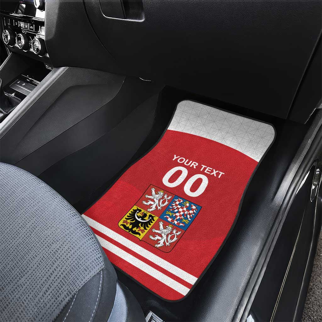 Custom Czech Republic Hockey Car Mats Czech Lion
