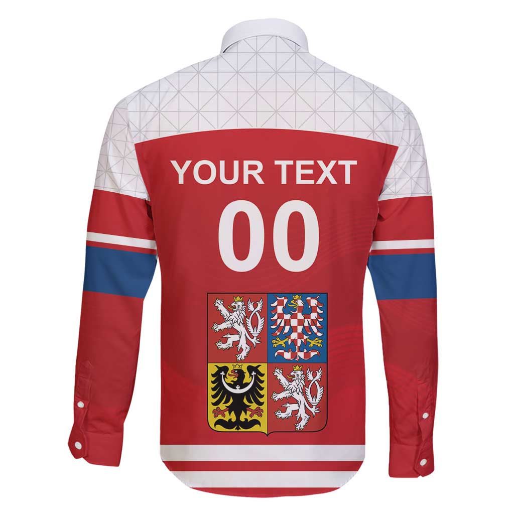 Custom Czech Republic Hockey Family Matching Mermaid Dress and Hawaiian Shirt Czech Lion