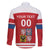 Custom Czech Republic Hockey Family Matching Off The Shoulder Long Sleeve Dress and Hawaiian Shirt Czech Lion