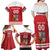 Custom Czech Republic Hockey Family Matching Off Shoulder Maxi Dress and Hawaiian Shirt Czech Lion