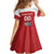Custom Czech Republic Hockey Family Matching Off Shoulder Short Dress and Hawaiian Shirt Czech Lion