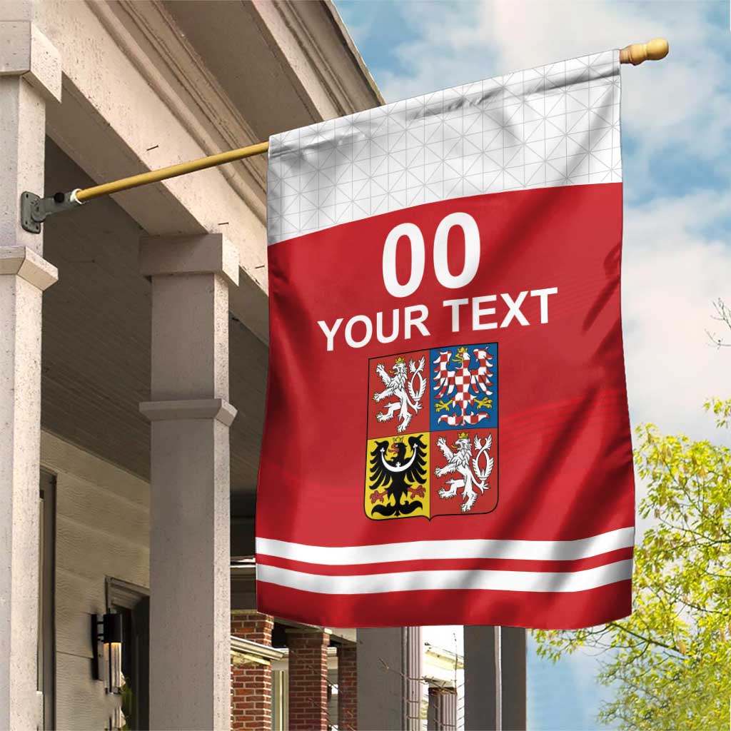 Custom Czech Republic Hockey Garden Flag Czech Lion