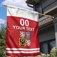 Custom Czech Republic Hockey Garden Flag Czech Lion