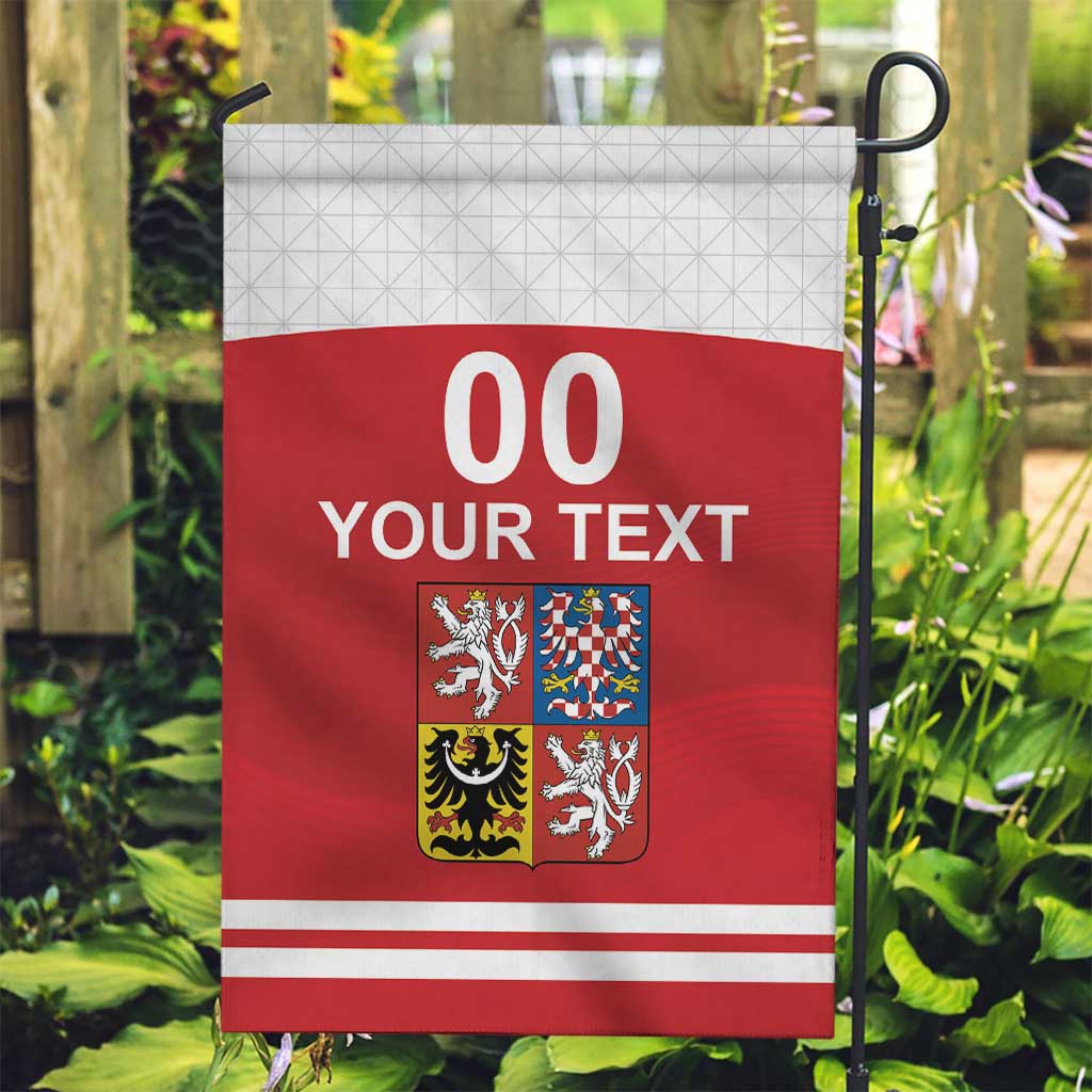 Custom Czech Republic Hockey Garden Flag Czech Lion