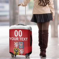 Custom Czech Republic Hockey Luggage Cover Czech Lion