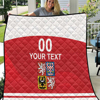 Custom Czech Republic Hockey Quilt Czech Lion