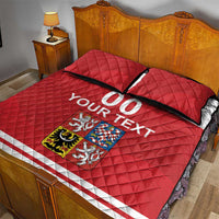Custom Czech Republic Hockey Quilt Bed Set Czech Lion
