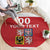 Custom Czech Republic Hockey Round Carpet Czech Lion