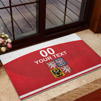 Custom Czech Republic Hockey Rubber Doormat Czech Lion
