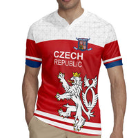 Custom Czech Republic Hockey Rugby Jersey Czech Lion