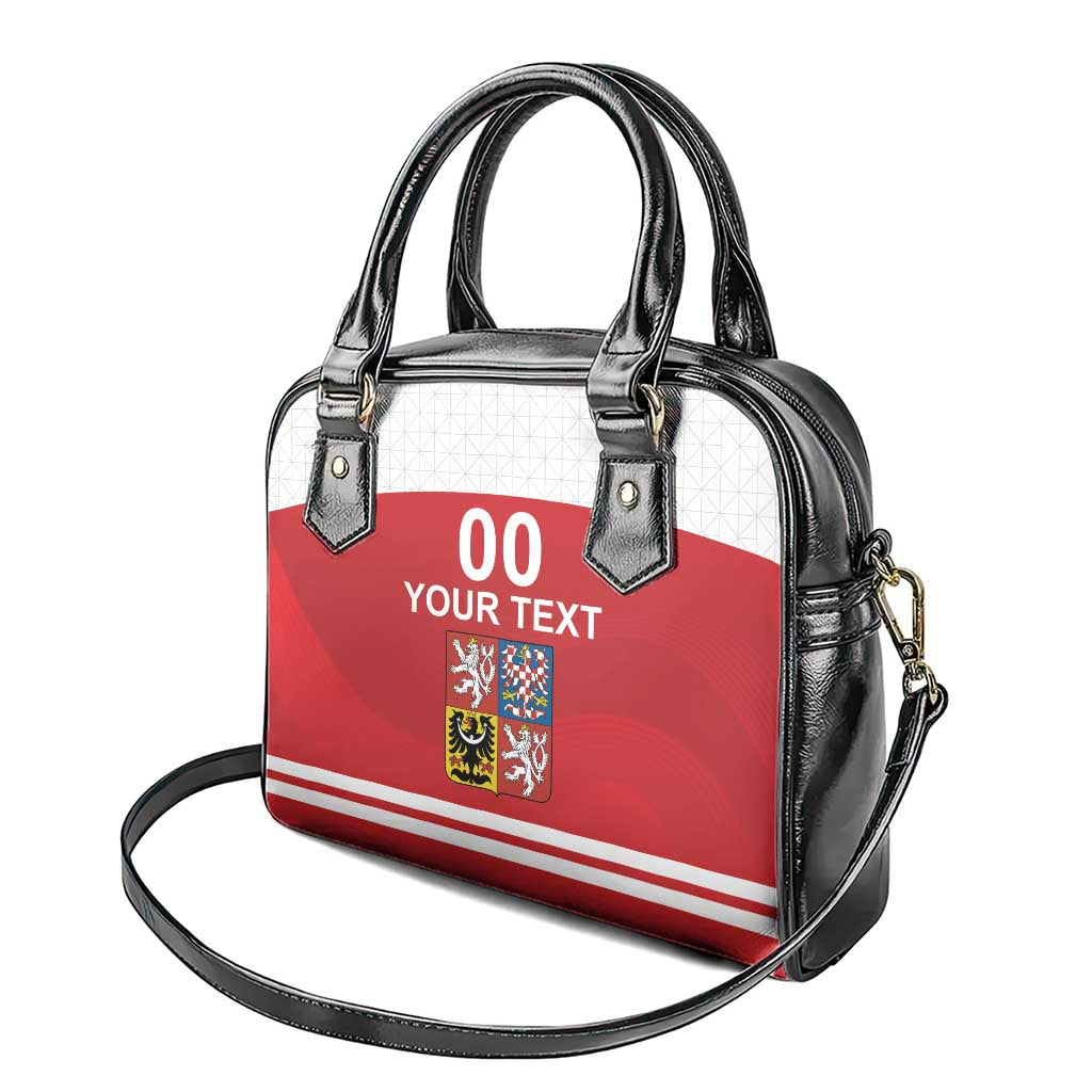 Custom Czech Republic Hockey Shoulder Handbag Czech Lion