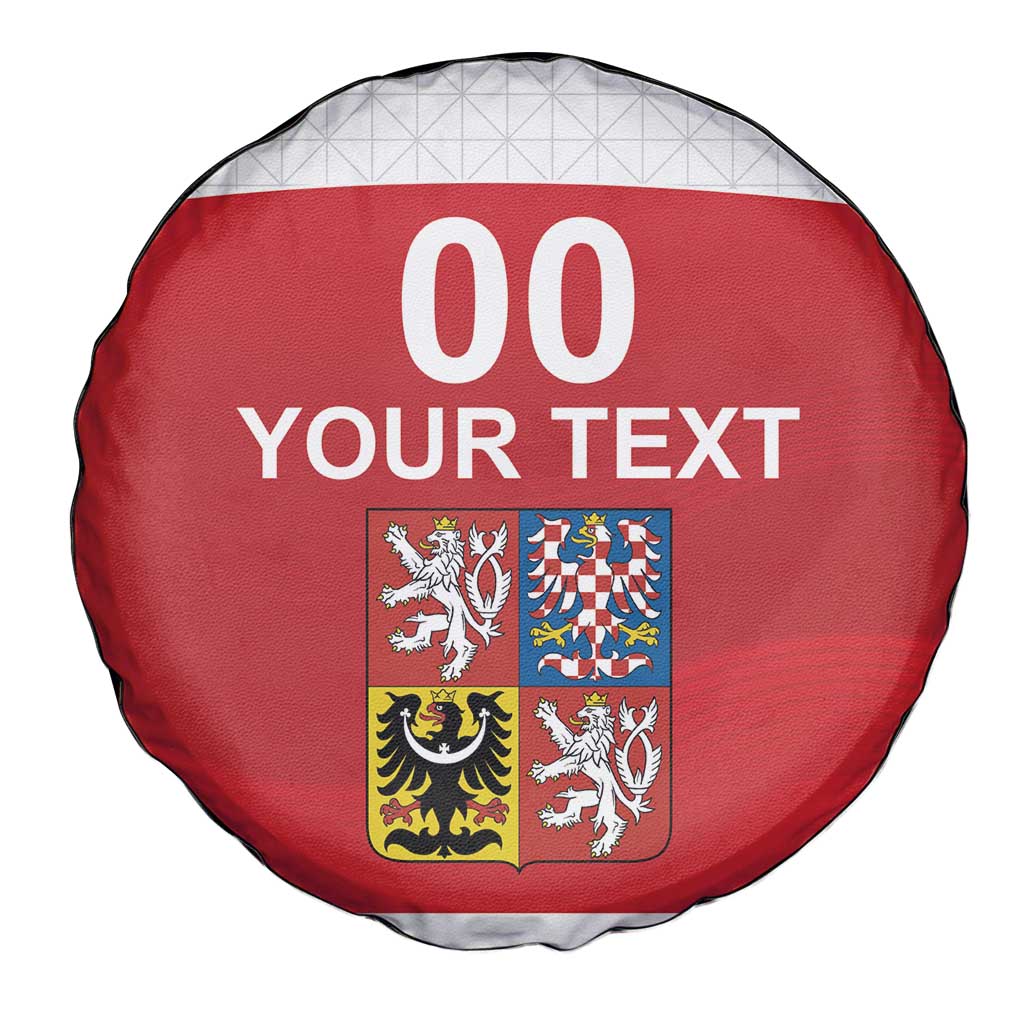 Custom Czech Republic Hockey Spare Tire Cover Czech Lion