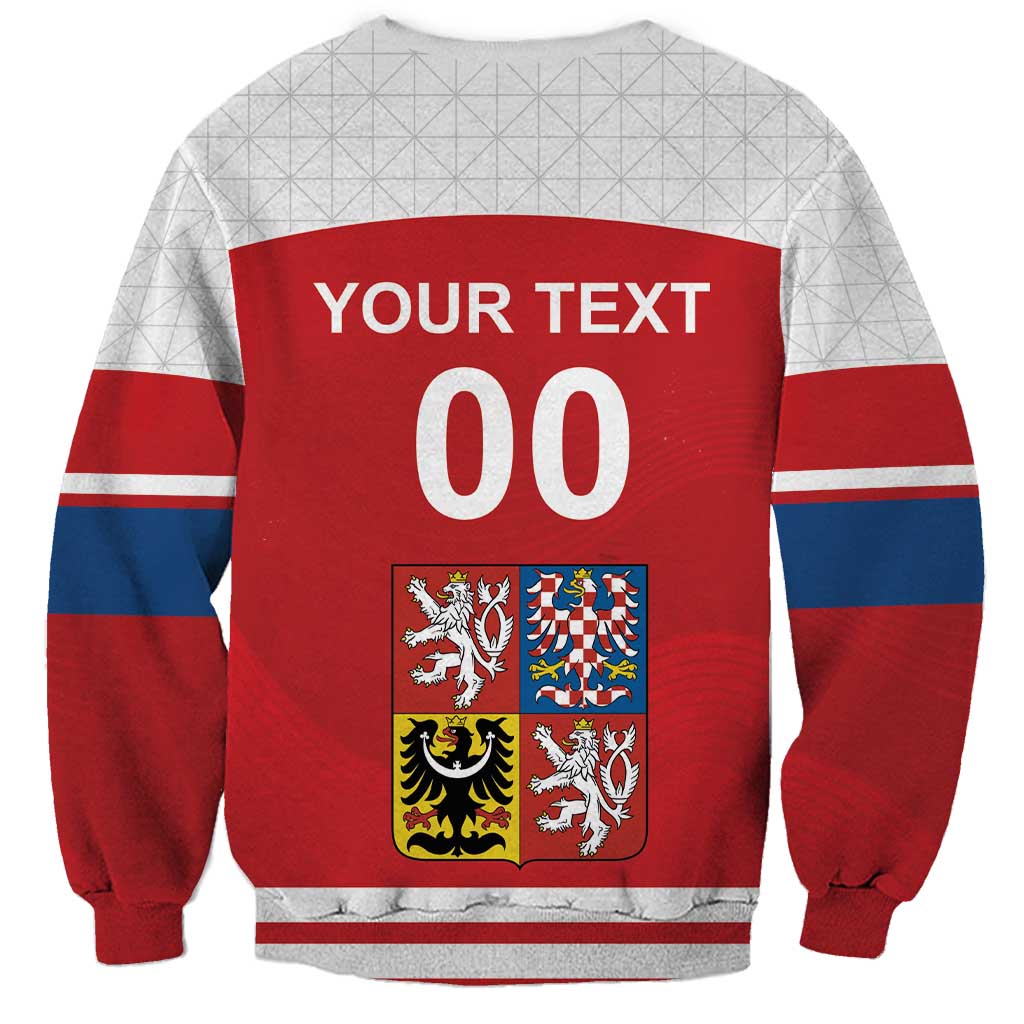 Custom Czech Republic Hockey Sweatshirt Czech Lion
