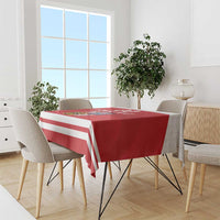 Custom Czech Republic Hockey Tablecloth Czech Lion