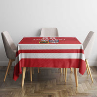 Custom Czech Republic Hockey Tablecloth Czech Lion