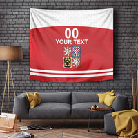 Custom Czech Republic Hockey Tapestry Czech Lion