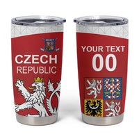 Custom Czech Republic Hockey Tumbler Cup Czech Lion