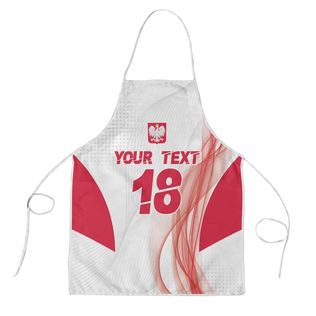Custom Poland Volleyball Apron Polish Eagle Sports Pride