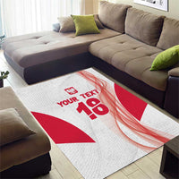 Custom Poland Volleyball Area Rug Polish Eagle Sports Pride