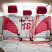 Custom Poland Volleyball Back Car Seat Cover Polish Eagle Sports Pride
