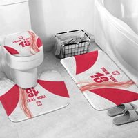 Custom Poland Volleyball Bathroom Set Polish Eagle Sports Pride