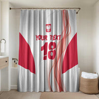 Custom Poland Volleyball Bathroom Set Polish Eagle Sports Pride