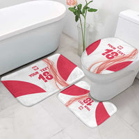 Custom Poland Volleyball Bathroom Set Polish Eagle Sports Pride