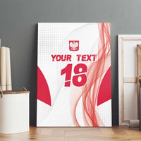 Custom Poland Volleyball Canvas Wall Art Polish Eagle Sports Pride