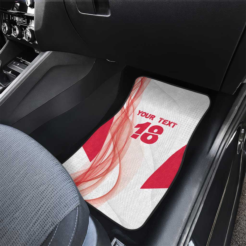 Custom Poland Volleyball Car Mats Polish Eagle Sports Pride