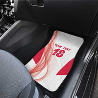 Custom Poland Volleyball Car Mats Polish Eagle Sports Pride