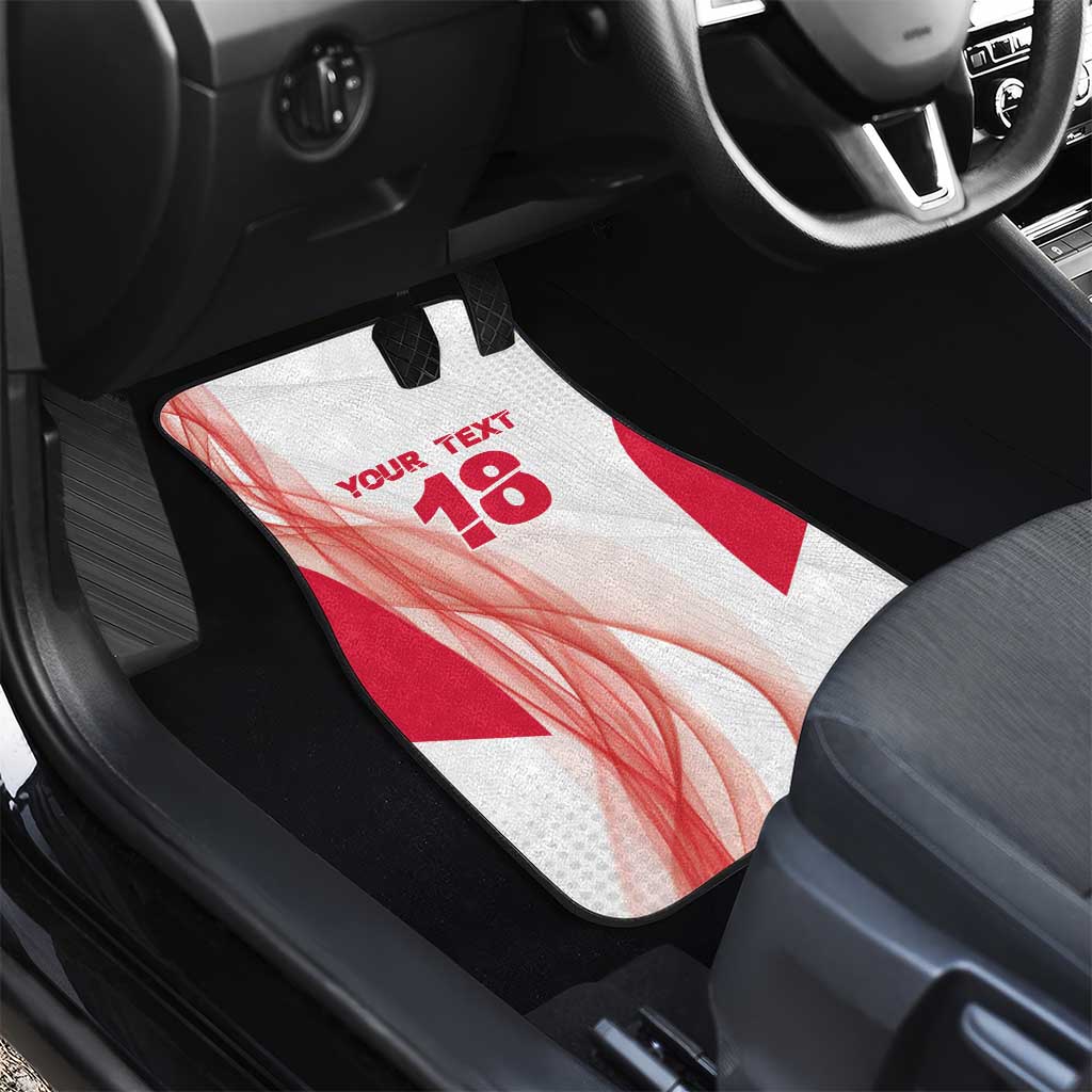 Custom Poland Volleyball Car Mats Polish Eagle Sports Pride