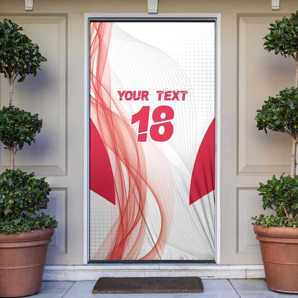 Custom Poland Volleyball Door Cover Polish Eagle Sports Pride