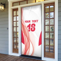 Custom Poland Volleyball Door Cover Polish Eagle Sports Pride