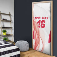 Custom Poland Volleyball Door Cover Polish Eagle Sports Pride