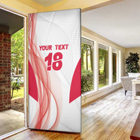 Custom Poland Volleyball Door Cover Polish Eagle Sports Pride