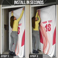 Custom Poland Volleyball Door Cover Polish Eagle Sports Pride