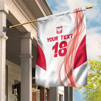 Custom Poland Volleyball Garden Flag Polish Eagle Sports Pride