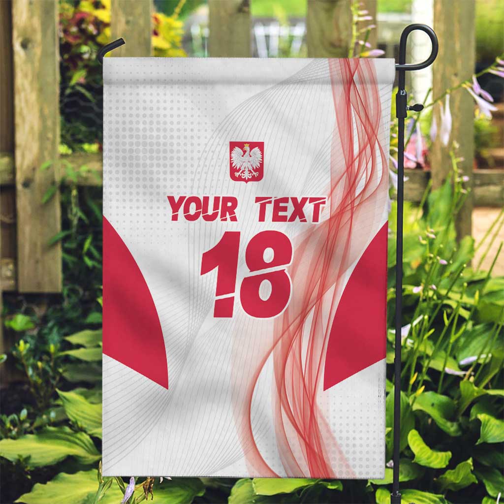 Custom Poland Volleyball Garden Flag Polish Eagle Sports Pride
