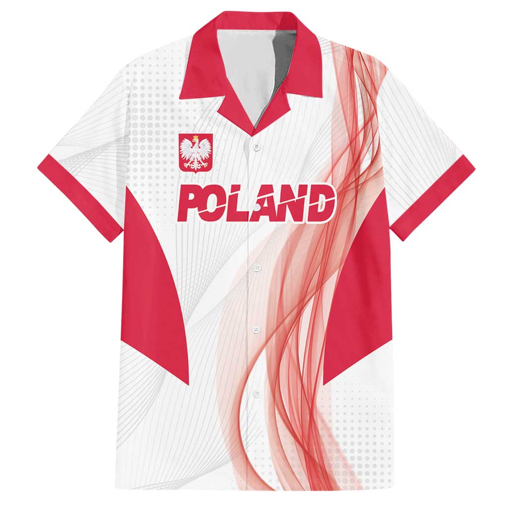 Custom Poland Volleyball Hawaiian Shirt Polish Eagle Sports Pride