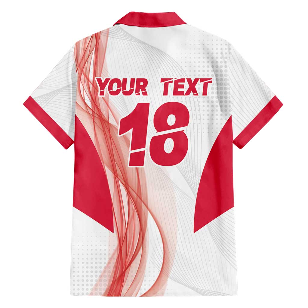 Custom Poland Volleyball Hawaiian Shirt Polish Eagle Sports Pride