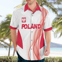 Custom Poland Volleyball Hawaiian Shirt Polish Eagle Sports Pride
