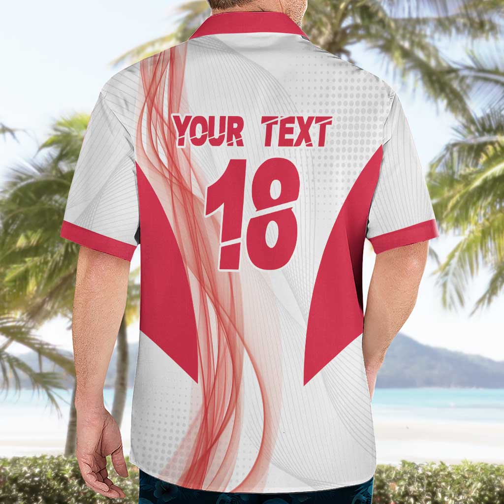 Custom Poland Volleyball Hawaiian Shirt Polish Eagle Sports Pride