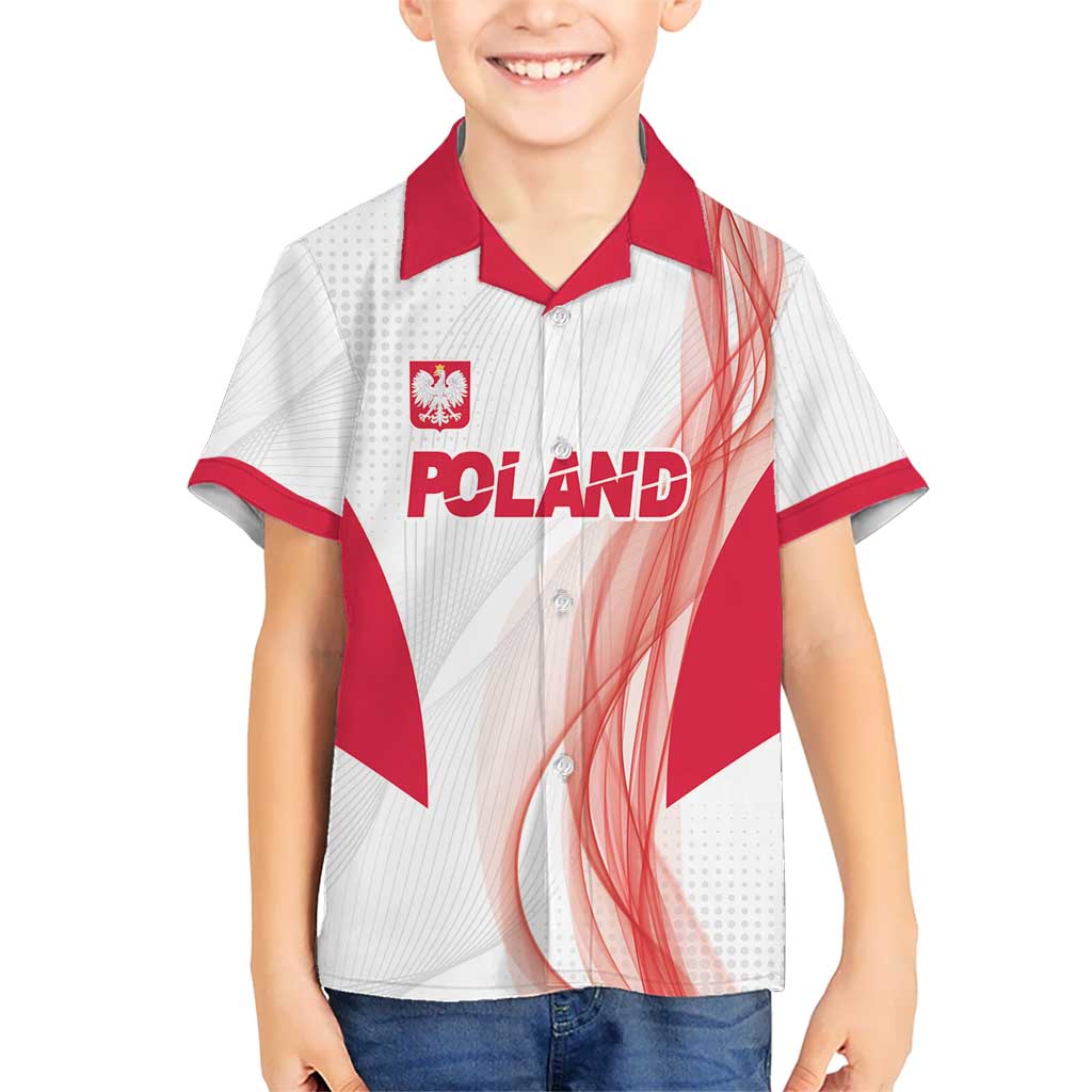 Custom Poland Volleyball Hawaiian Shirt Polish Eagle Sports Pride