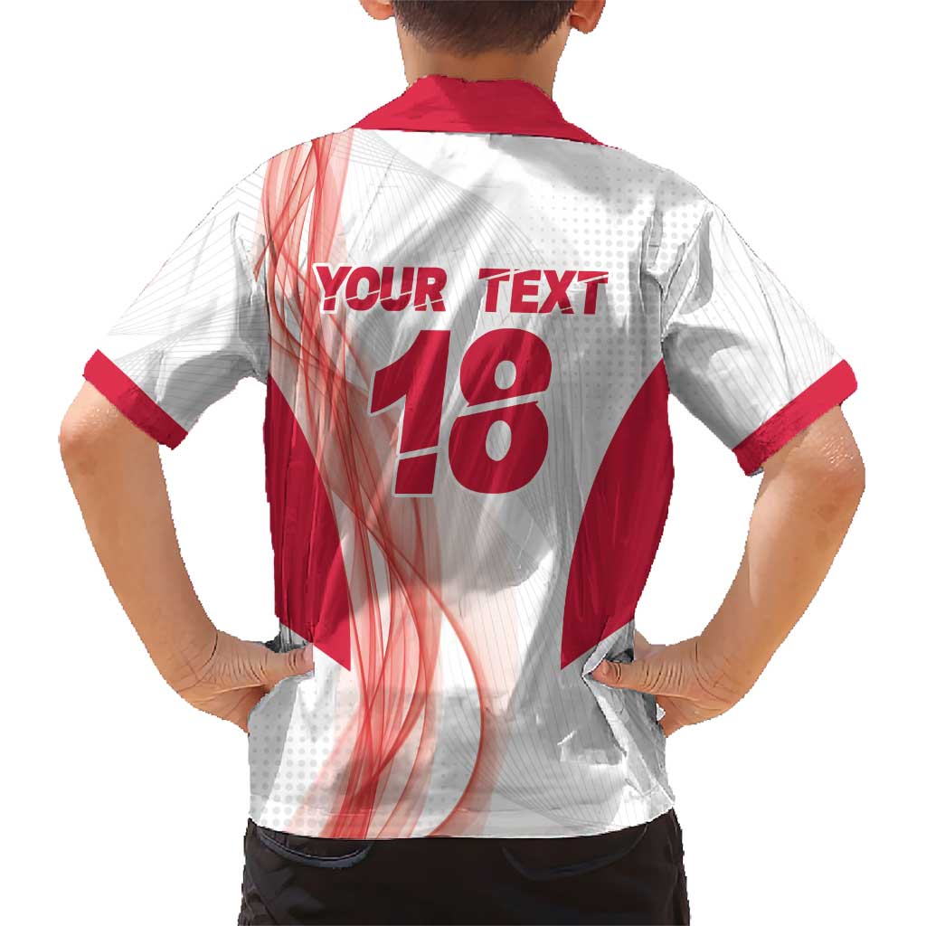 Custom Poland Volleyball Hawaiian Shirt Polish Eagle Sports Pride