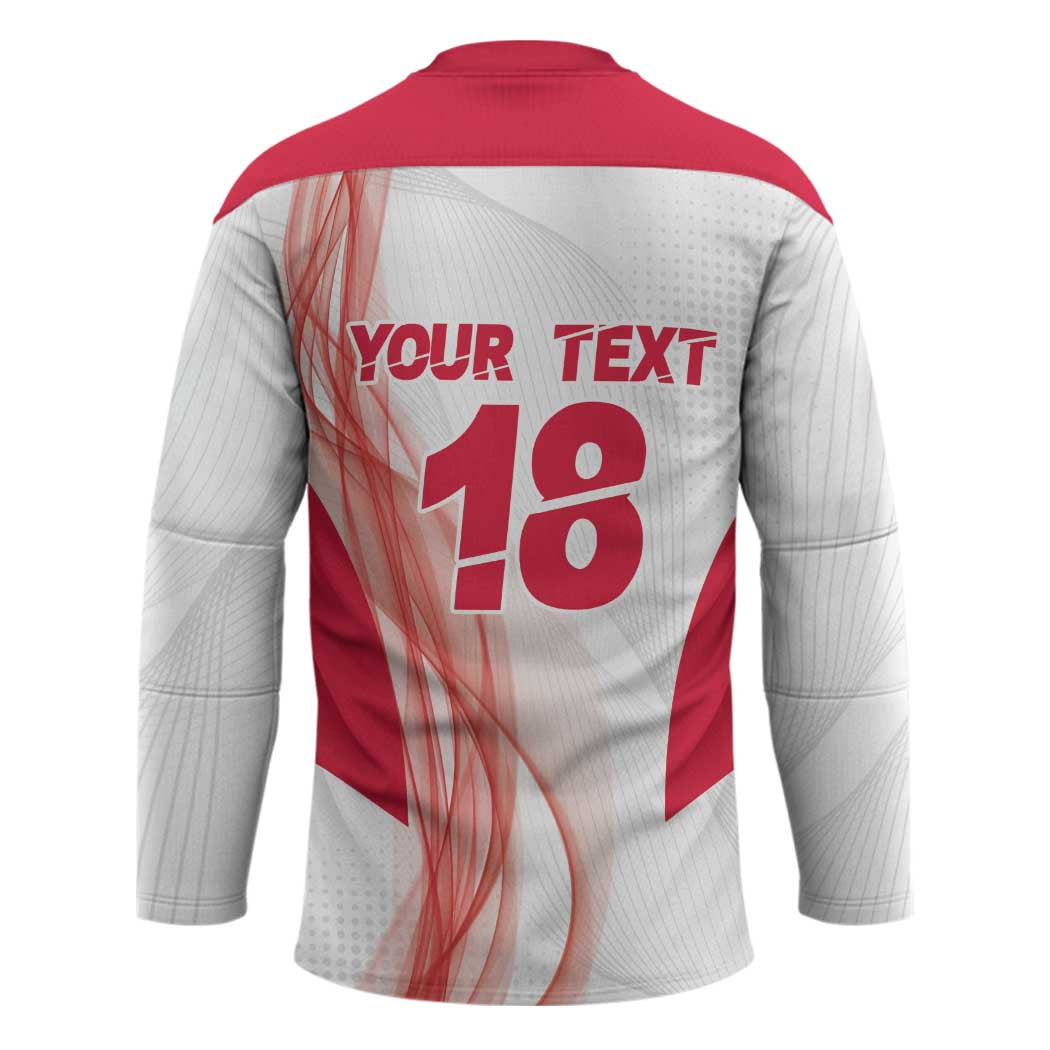 Custom Poland Volleyball Hockey Jersey Polish Eagle Sports Pride