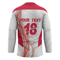 Custom Poland Volleyball Hockey Jersey Polish Eagle Sports Pride